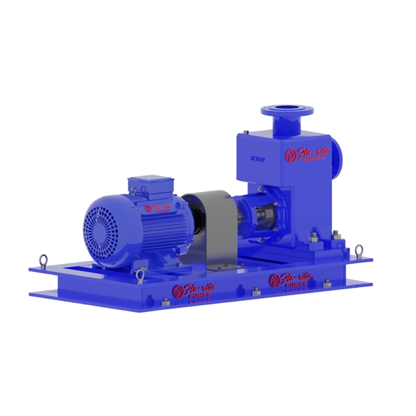 Self Priming Horizontal Pump with Priming Attachment